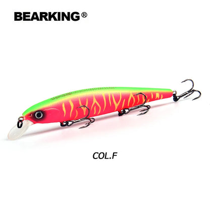 Bearking 11.5cm 16g hot professional quality fishing lure,wobblers minnow crank crank bait excellent painting free shipping
