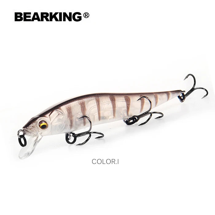 BEARKING 9.8cm 10g SP dive 2.1m professional Minnow Wobbler fishing lures quality jerkbaits Artificial Bait Predator tackles