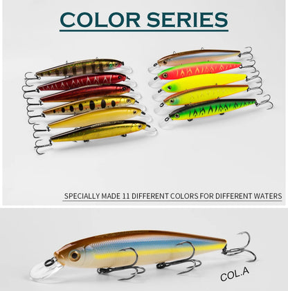 Bearking 13cm 25g Tungsten balls long casting New model fishing lures hard bait dive 1.3 - 2m quality professional minnow