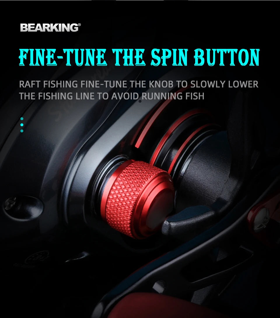 BEARKING Economy I Series 8+1BB Baitcasting Reel 8KG Max Drag 7.3:1 ratio