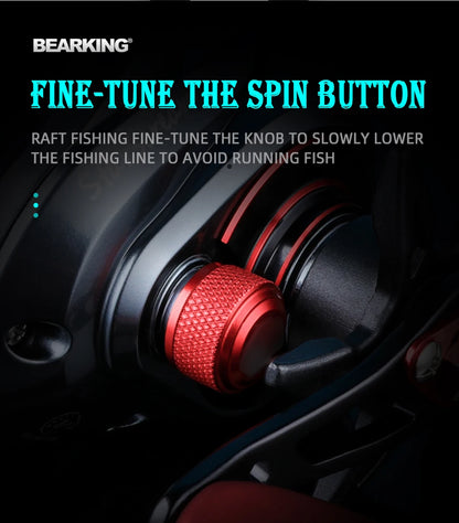 BEARKING Economy I Series 8+1BB Baitcasting Reel 8KG Max Drag 7.3:1 ratio