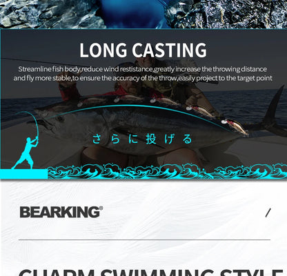 Bearking 11cm 14g SP dive 1.5m professional Minnow Wobbler fishing lures quality jerkbaits Artificial Bait Predator tackles