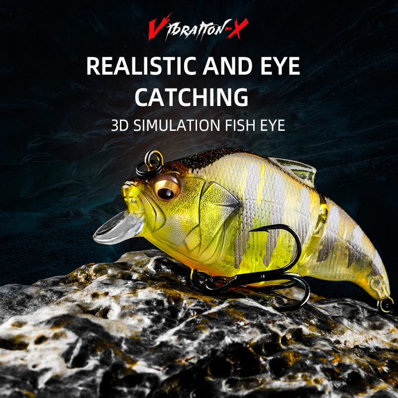 BEARKING 71mm 10g Top professional Wobblers fishing tackle fishing lures vibration bait for ice fishing Artificial accessories