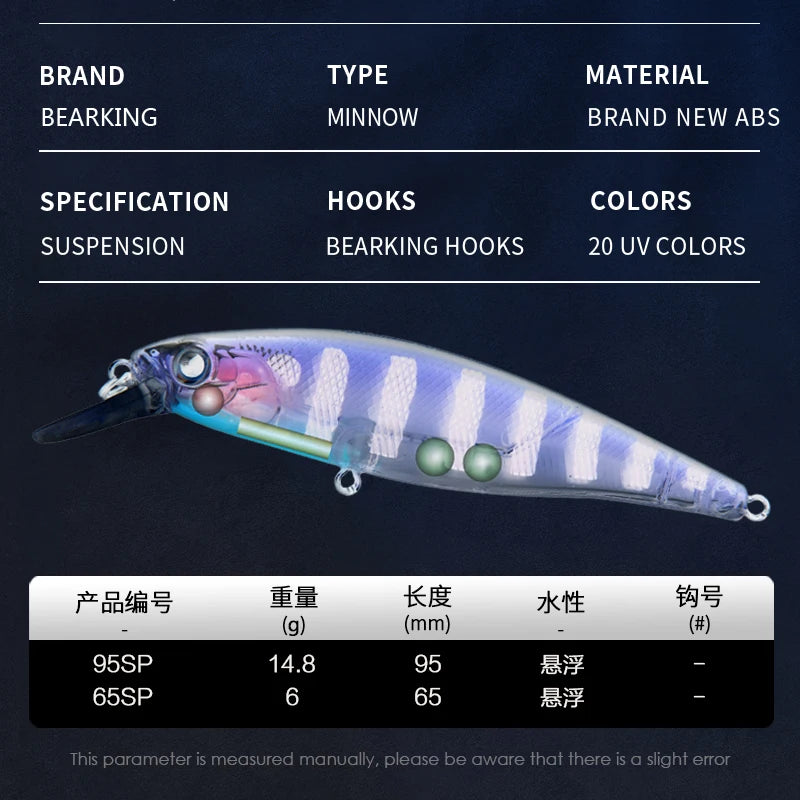 BEARKING Squad Minnow 95mm/65mm