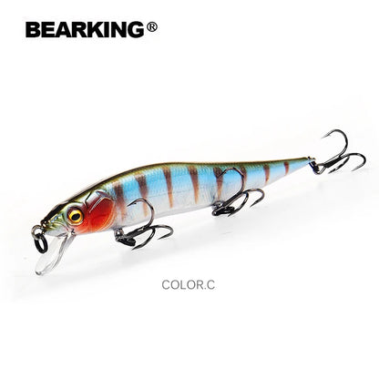 BEARKING 9.8cm 10g SP dive 2.1m professional Minnow Wobbler fishing lures quality jerkbaits Artificial Bait Predator tackles