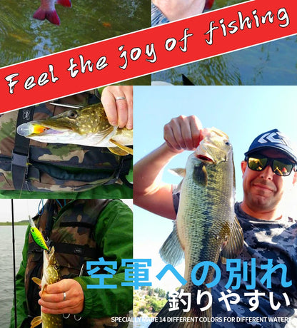 Bearking professional hot fishing tackle Retail 2022 qulity fishing lure  65mm 14g crank dive 2m for pike and bass