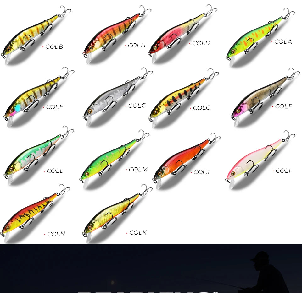Bearking 11cm 14g SP dive 1.5m professional Minnow Wobbler fishing lures quality jerkbaits Artificial Bait Predator tackles