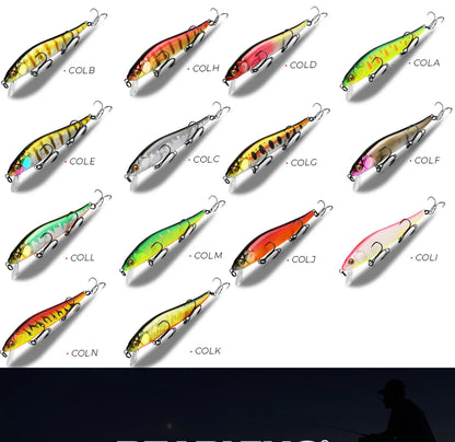 Bearking 11cm 14g SP dive 1.5m professional Minnow Wobbler fishing lures quality jerkbaits Artificial Bait Predator tackles