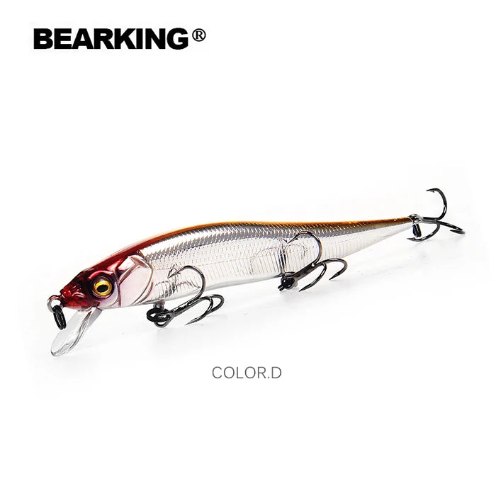 BEARKING 9.8cm 10g SP dive 2.1m professional Minnow Wobbler fishing lures quality jerkbaits Artificial Bait Predator tackles