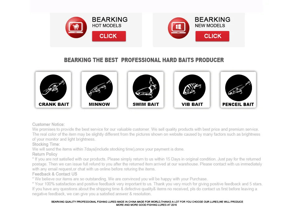 BEARKING Squad Minnow 95mm/65mm