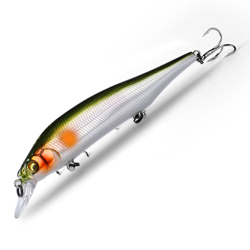 BEARKING 115mm 15g SP Tungsten weight system Top fishing lures minnow crank wobbler quality fishing tackle hooks for fishing
