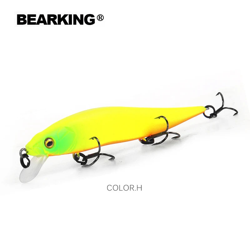 BEARKING 9.8cm 10g SP dive 2.1m professional Minnow Wobbler fishing lures quality jerkbaits Artificial Bait Predator tackles