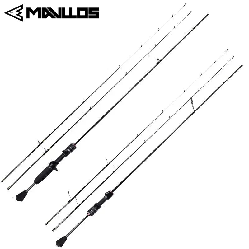 Mavllos Delicacy Light Bass Spinning Rod Lure 0.6-8g Line 2-6lb Fast Solid Tip Casting Rod Carbon BFS Casting Fishing Rod