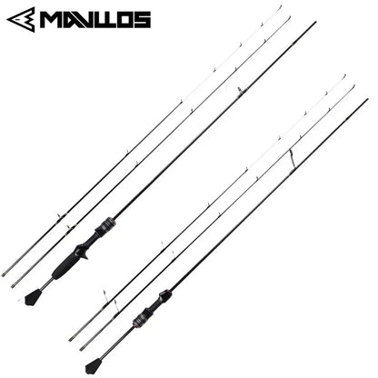 Mavllos Delicacy Light Bass Spinning Rod Lure 0.6-8g Line 2-6lb Fast Solid Tip Casting Rod Carbon BFS Casting Fishing Rod