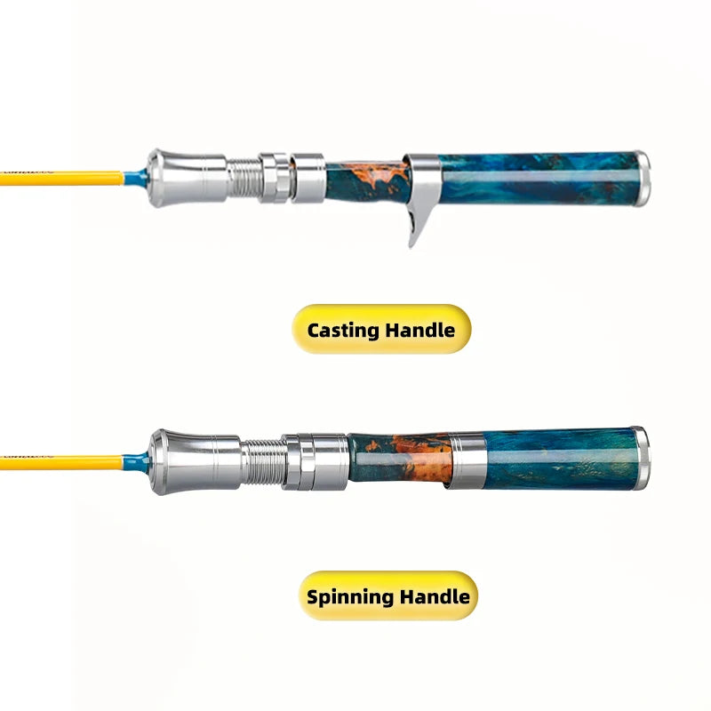 Histar Butterfly Customized Version Strength Crossline Carbon Cloth Lightweight Cork Handle BFS Spinning Baitcasting Fishing Rod