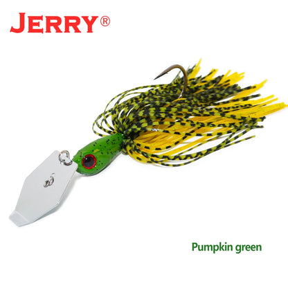 Jerry Dawn 1/4oz 3/8oz 1/2oz Chatterbait Bladejig Bass Fishing Lures Spinner Bait Silicone Skirts Vibration