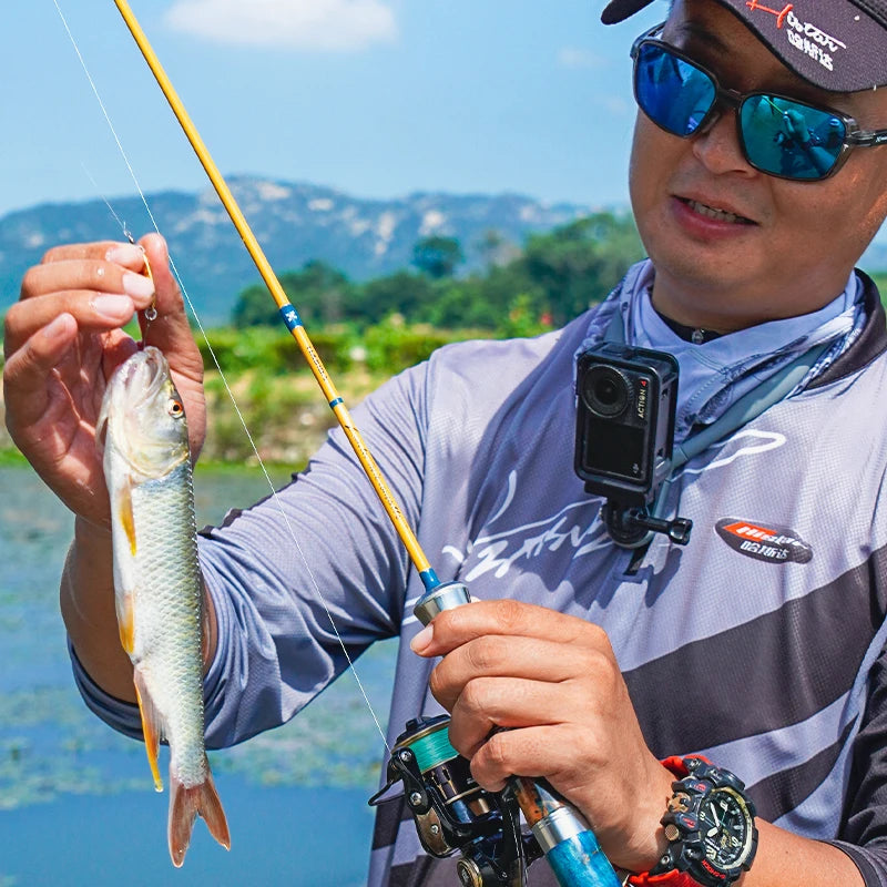 Histar Butterfly Customized Version Strength Crossline Carbon Cloth Lightweight Cork Handle BFS Spinning Baitcasting Fishing Rod