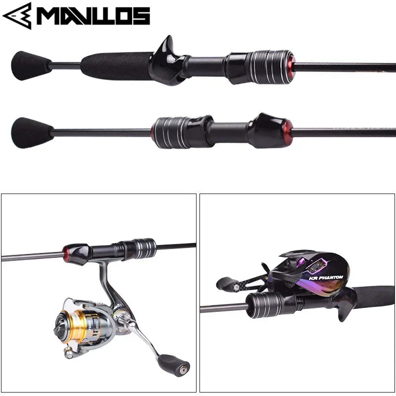 Mavllos Delicacy Light Bass Spinning Rod Lure 0.6-8g Line 2-6lb Fast Solid Tip Casting Rod Carbon BFS Casting Fishing Rod