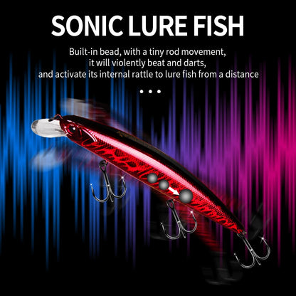 BEARKING 13cm 21g SP Depth1.8m Top Fishing Lures Wobbler Hard Bait Quality Professional Minnow for Fishing Tackle