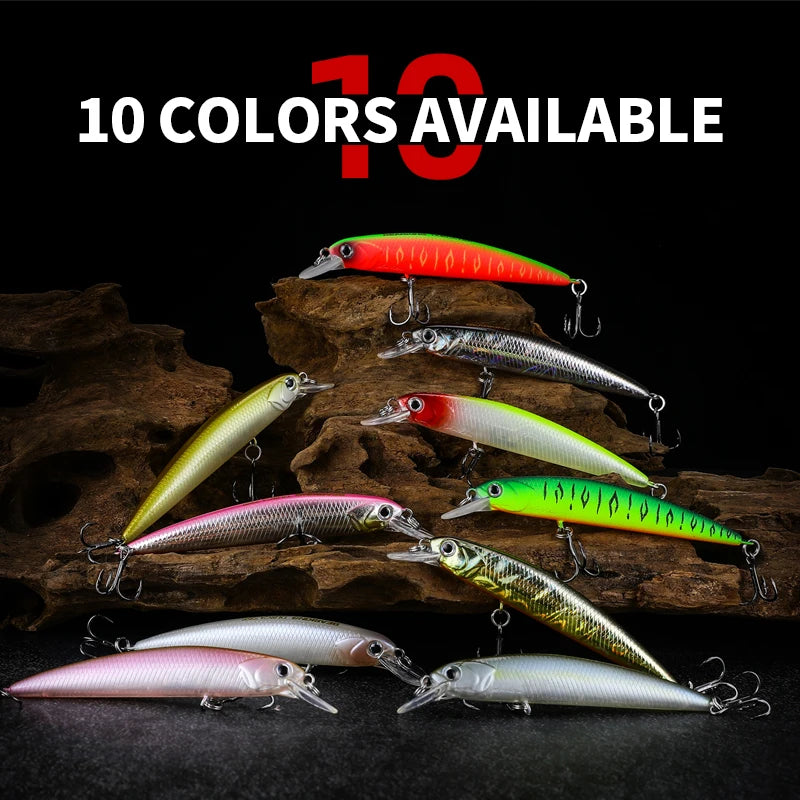 BEARKING New model 73mm 5g professional quality magent weight fishing lures minnow crank Artificial Bait Tackle