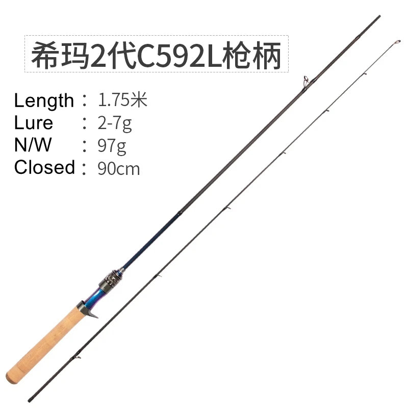 Lurestar Ultralight Fishing Rod Extra Fast Action 1.43-1.8m BFS High Carbon Fiber Fishing Tackle Area Trout UL Rod