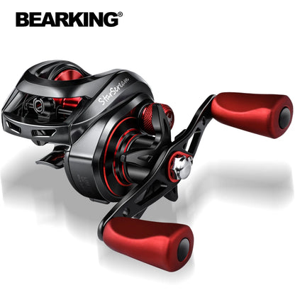 BEARKING 8+1BB Baitcasting Reel 8KG Max Drag 7.3:1 High Speed Fishing Reel Reinforced Reel Drag Reel Carp Drag Reel Fishing