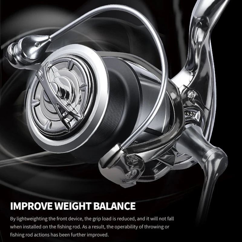 BEARKING New EA 7+1BB Fishing reel 5.1:1 Slant Mouth Shallow Cup 7-10kg Tension Universal Fishing Wheel Stainless Steel Bearing