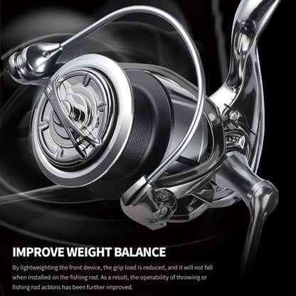 BEARKING New EA 7+1BB Fishing reel 5.1:1 Slant Mouth Shallow Cup 7-10kg Tension Universal Fishing Wheel Stainless Steel Bearing