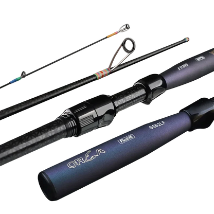 Mavllos Ocka Carp Fishing Rod Lure 1-8g Line 2-6lb Fast Light Carbon Solid UL Tip BFS Casting Rod Trout Fishing Spinning Rod