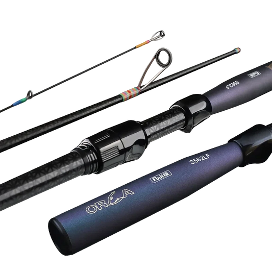 Mavllos Ocka Carp Fishing Rod Lure 1-8g Line 2-6lb Fast Light Carbon Solid UL Tip BFS Casting Rod Trout Fishing Spinning Rod