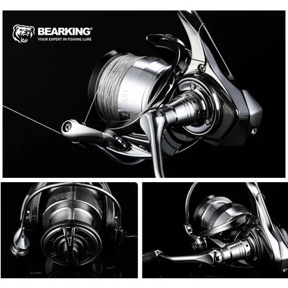 Bearking  Fishing Reel 1000 - 5000 Ultralight Max Drag 15kg 5.2:1  Spinning Reel Saltwater Jigging Reels