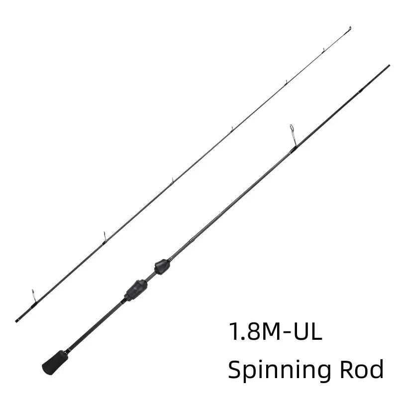 Mavllos Resolute 1.8M UL TipTrout Fishing Spinning Rod Lure 0.8-7g Fast Action 30T Toray Carbon Ultra Light BFS Casting Rod