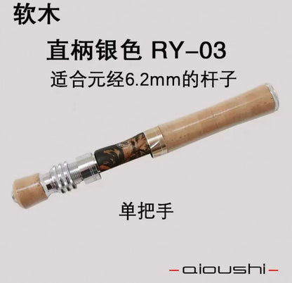 AIOUSHI New CNC finishing trout rod handle hand solid wood high quality lock type sinking