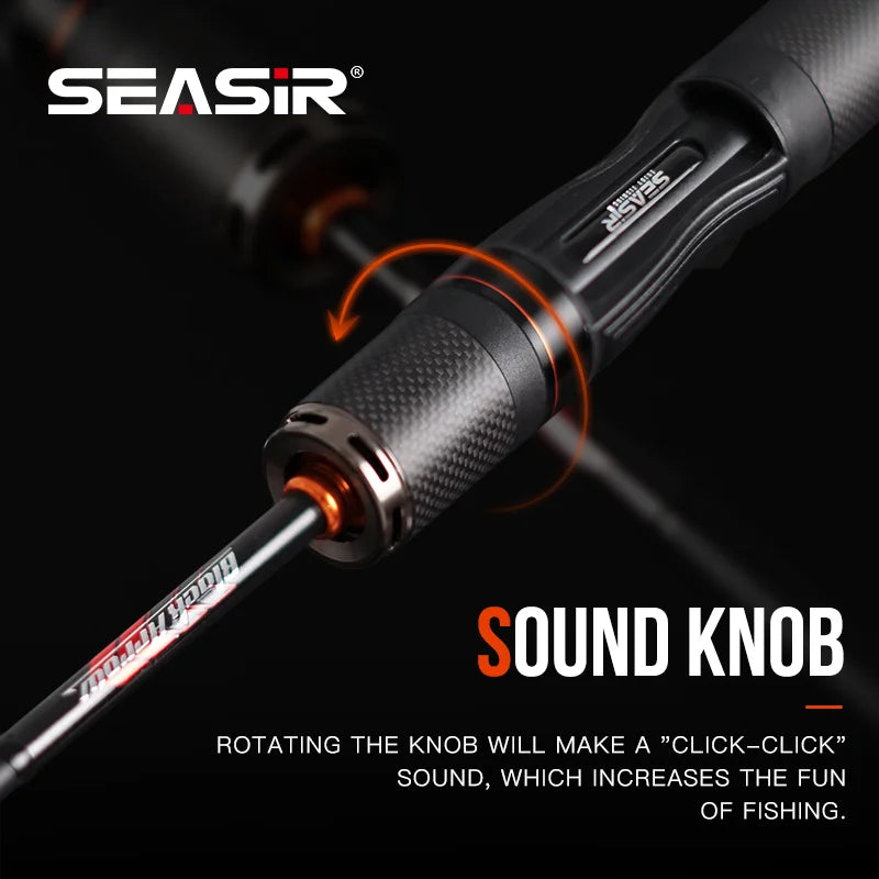 SEASIR Black Arrow Fishing Rod 4.92FT 76G Lure Weight 0.8-10g UL Carbon Fiber FUJI O Guide Rings BFS Light Micro Fish Pole