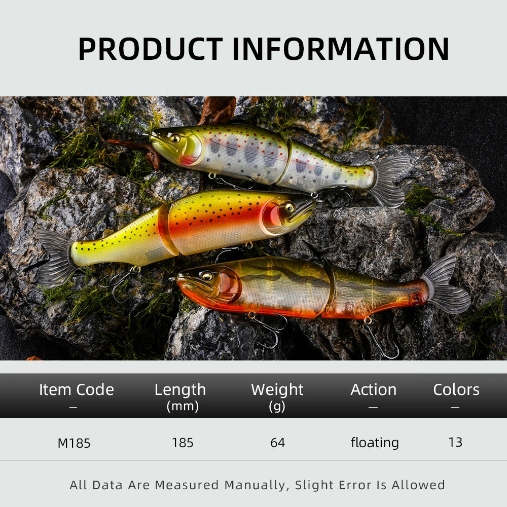 BEARKING Whaletail jointed swimbait