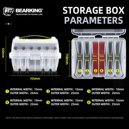 BEARKING 6 Compartment Line Storage Box