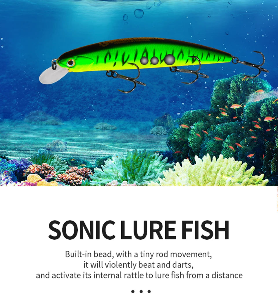 BEARKING 13cm 21g SP Depth1.8m Top Fishing Lures Wobbler Hard Bait Quality Professional Minnow for Fishing Tackle
