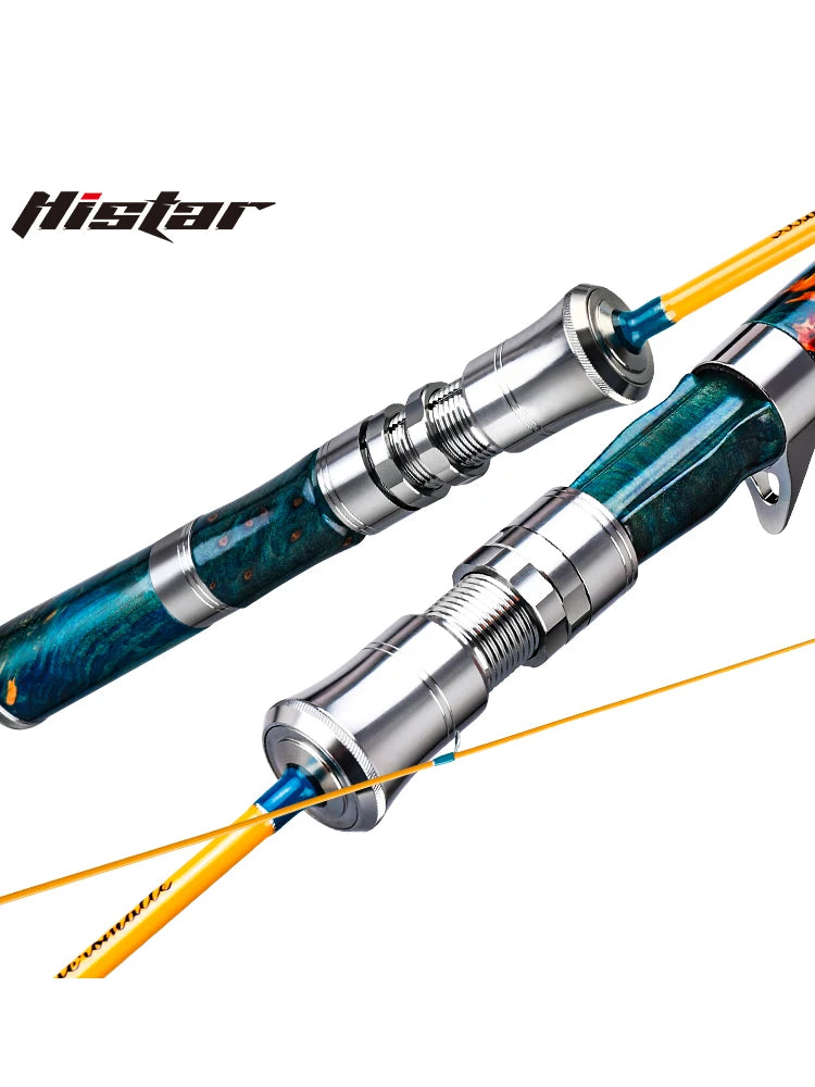 Histar Butterfly Customized Version Strength Crossline Carbon Cloth Lightweight Cork Handle BFS Spinning Baitcasting Fishing Rod
