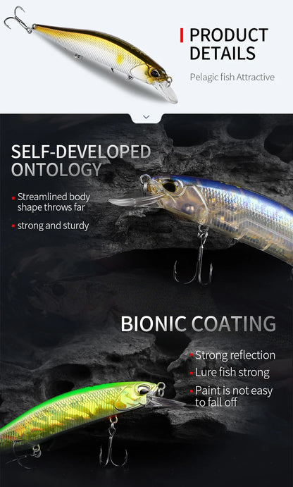 BEARKING 11cm 17g depth 0.8-1.6m