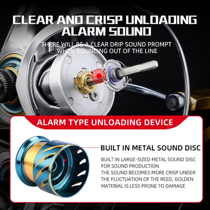 BEARKING Spinning Wheel Rock Fishing Wheel Seawater Fishing Wheel Remote Drop Wheel Suitable Various Waters Accessories
