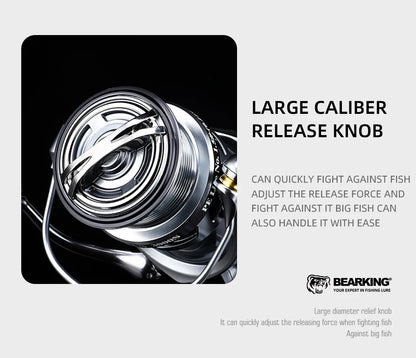 BEARKING Zeus II 9BB bearing 5.2:1 ratio spinning reel