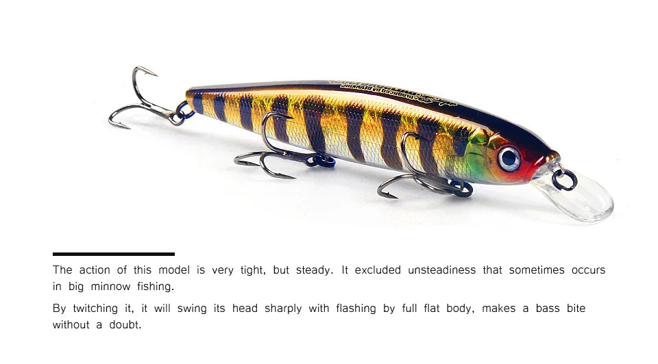Bearking 13cm 25g SP Tungsten ball fishing lures minnow quality professional baits hot model crankbaits penceil bait popper M129