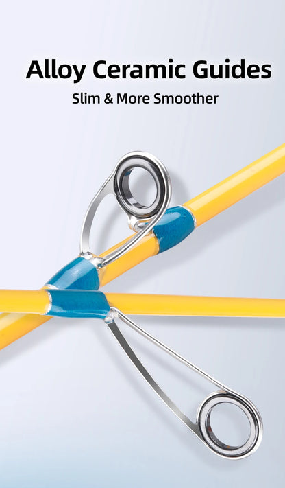 Histar Butterfly Customized Version Strength Crossline Carbon Cloth Lightweight Cork Handle BFS Spinning Baitcasting Fishing Rod