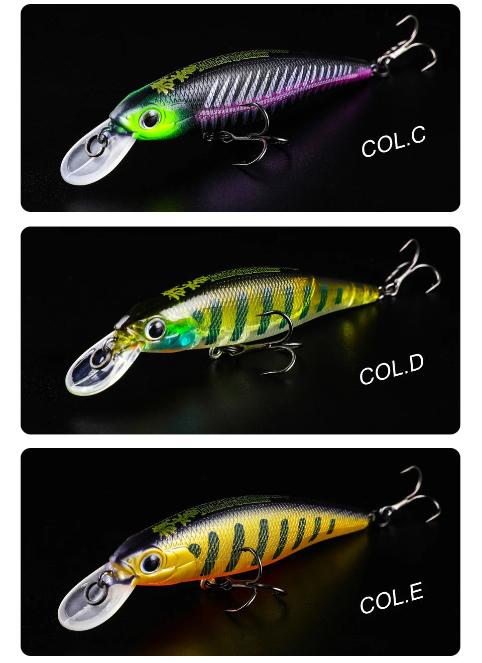 BEARKING PRO 80mm 9.9g slim minnow