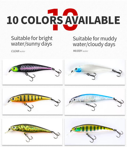 BEARKING PRO 80mm 9.9g slim minnow